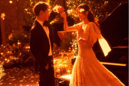 唐嫣婚礼难忘瞬间：嫁给爱情一辈子的诺言（图）