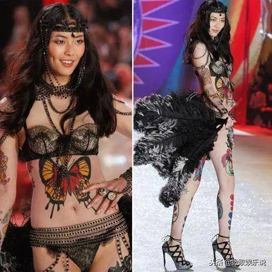 刘雯翅膀：2018维密造型对比历年维密造型（图）