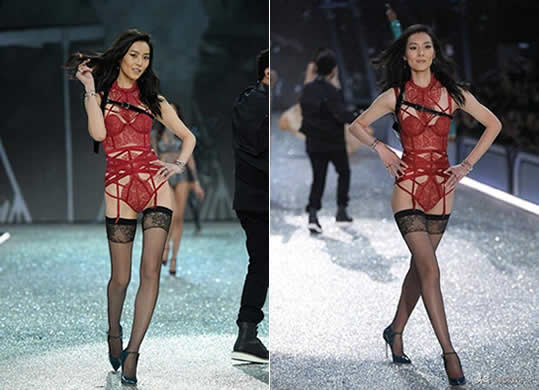 刘雯翅膀：2018维密造型对比历年维密造型（图）