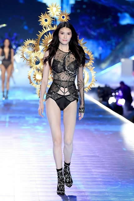 2018年维密秀大表姐刘雯服装最美(图) 2018年维密秀大表姐刘雯服装最美(图)