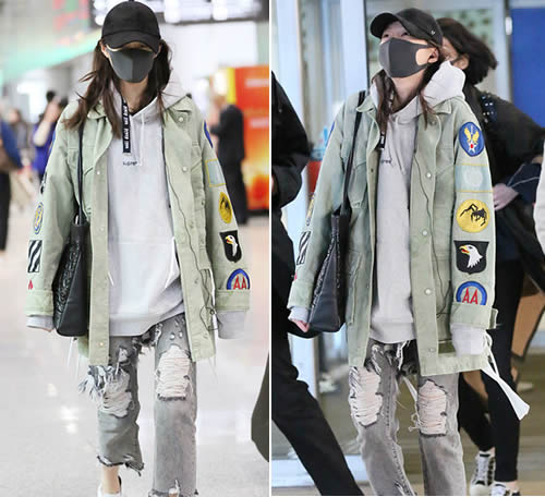 关晓彤穿男友风外套：关晓彤穿衣同款盘点