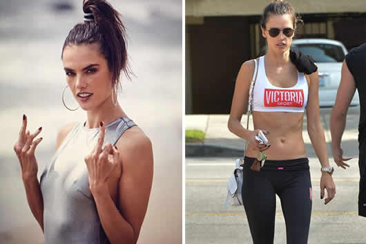 亚历山大·安布罗休简介：超模亚历山大·安布罗休身材紧实