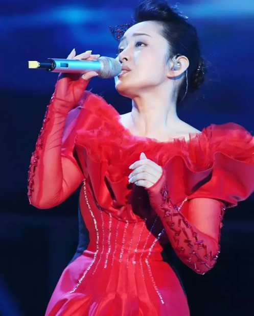 杨钰莹优雅甜美有韵味：一组晚礼服美照