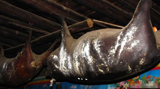 死猪倒挂在房梁上,年代越久越值钱（古代秘方）