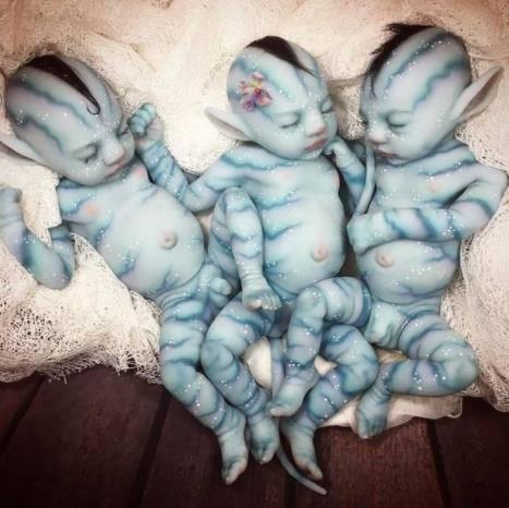 阿凡达婴儿 新生儿宝宝（逼真毛骨悚然）