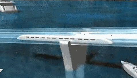 国内首条海底高铁:坐高跌穿越大海看海底美景(图) 国内首条海底高铁:坐高跌穿越大海看海底美景(图)