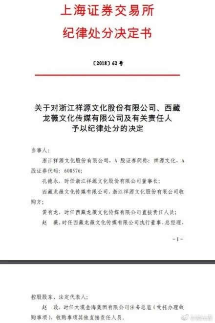 上交所 赵薇处分:事件始末及有什么影响详情 上交所 赵薇处分:事件始末及有什么影响详情