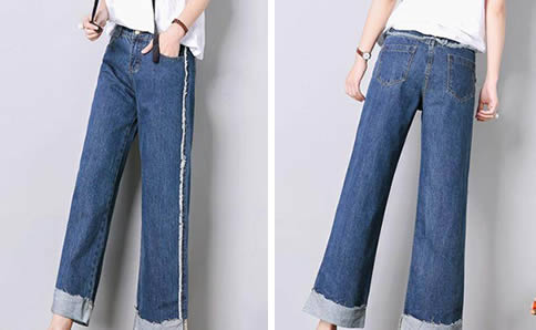 阔腿牛仔裤2018:裤腿够宽才够时髦(超有范) 阔腿牛仔裤2018:裤腿够宽才够时髦(超有范)