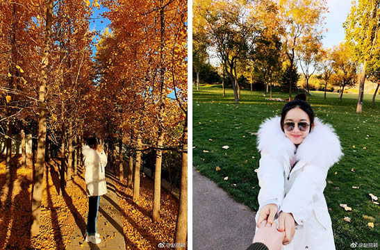 赵丽颖 老公视角照:微博内容图告诉你这就是甜蜜 赵丽颖 老公视角照:微博内容图告诉你这就是甜蜜