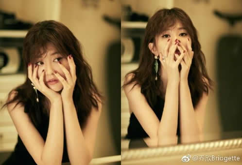 乔欣黑裙秀美背：诱人美背尽显成熟韵味（图）