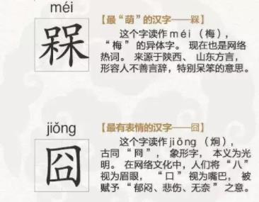 2018年度汉字出炉:念qiou是两个字的组合(图) 2018年度汉字出炉:念qiou是两个字的组合(图)