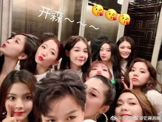 火箭少女合体晒素颜：一组小姐姐们的素颜照