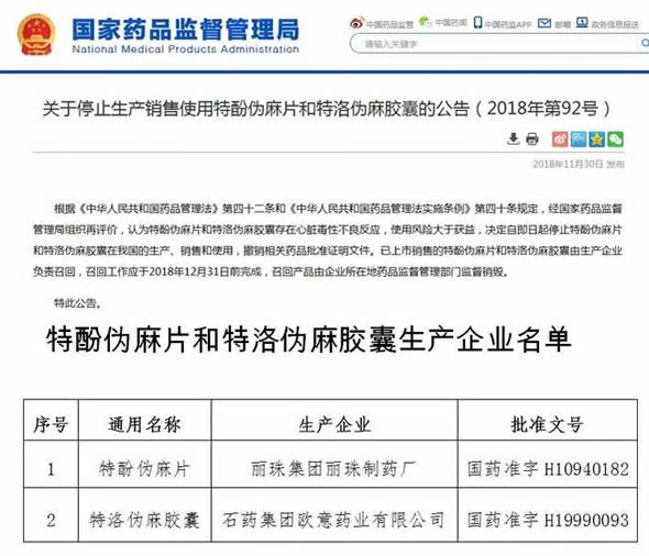 感冒药停用停产是什么情况:一些药品慎用汇总表 感冒药停用停产是什么情况:一些药品慎用汇总表