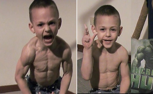 7岁小猛男是怎么回事:看看这组照片你就明白了 7岁小猛男是怎么回事:看看这组照片你就明白了