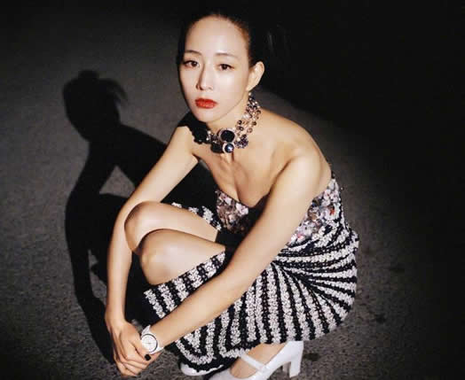 张钧甯性感露香肩图片：张钧甯的这些露肩装竟这么美