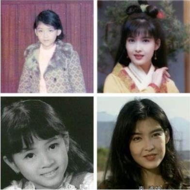 女明星童年照