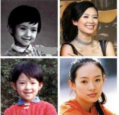 女明星童年照