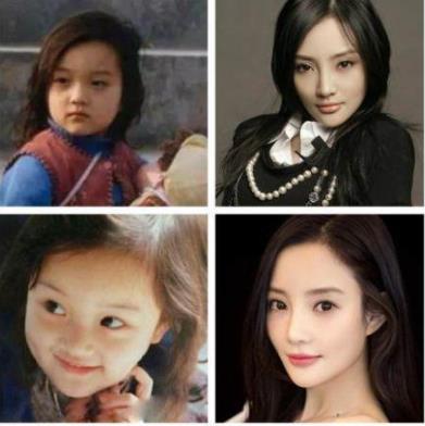 女明星童年照