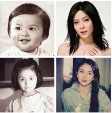 女明星童年照
