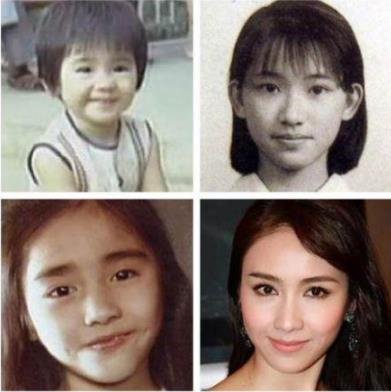 女明星童年照