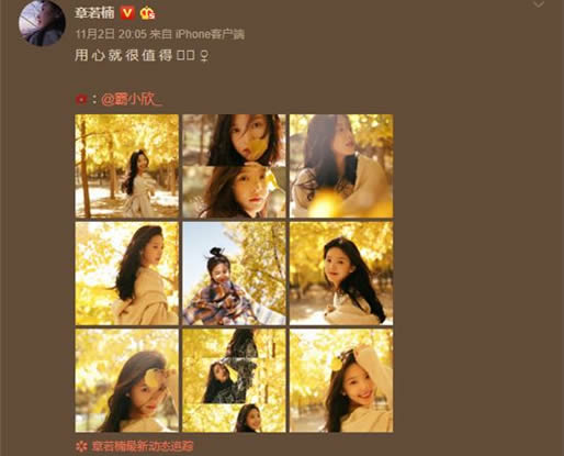 王思聪关注章若楠是什么情况：章若楠是谁详情始末曝光