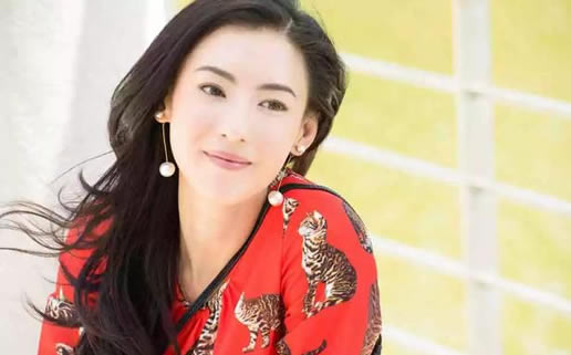 张柏芝承认三胎：爸爸身份揭晓（母子四人同框卡通照）