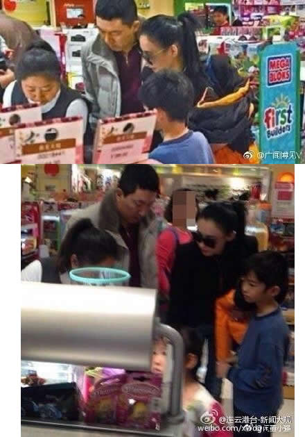 疑似张柏芝三胎生父曝光，曾被拍带Lucas逛街