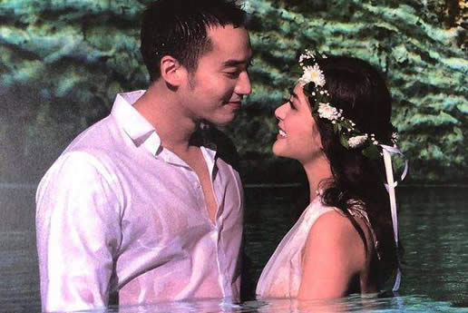 阿娇水下婚纱照曝光:唯美画面养眼(图) 阿娇水下婚纱照曝光:唯美画面养眼(图)