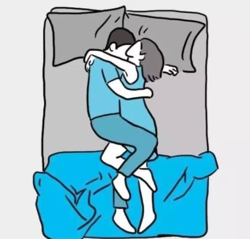 床上的十种姿势图片10种夫妻睡姿感情一目了然
