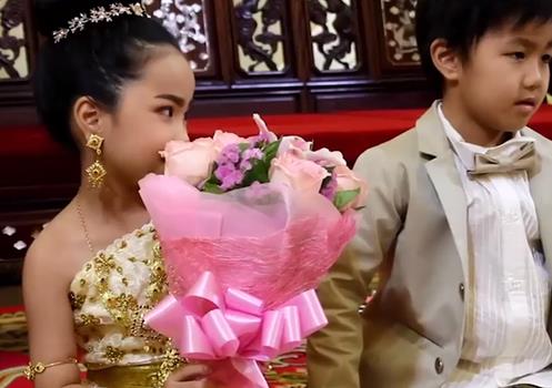 6岁龙凤胎结婚是什么情况：前世恋人今生结缘（图）