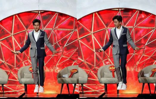 刘恺威离婚后亮相：节目中开心玩花式跳绳（图）