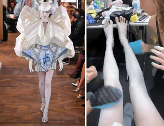 奚梦瑶全身惨白如纸：新造型照片让人认不出（图）