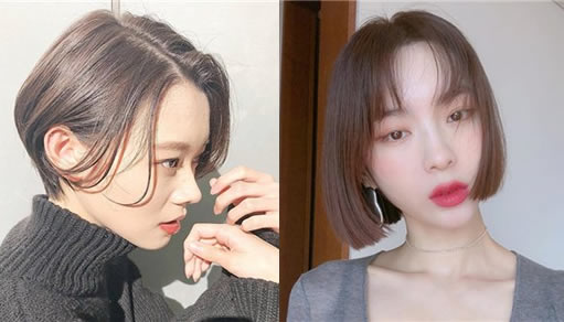 2019短发好看又美烫发图片：受欢迎的发型女图片