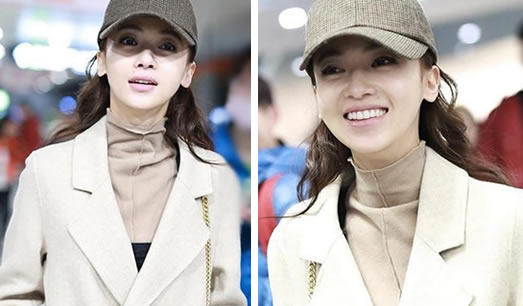 吴谨言凌晨现身甜笑：有多甜看这照片就知道