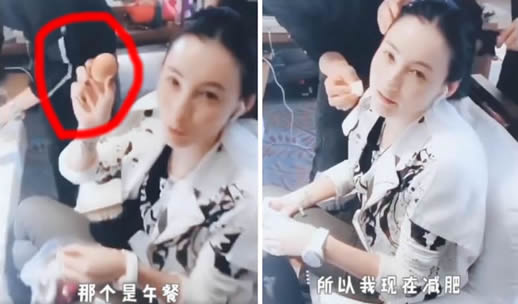 张柏芝减肥午餐一个鸡蛋：洋葱当零食令人吃惊