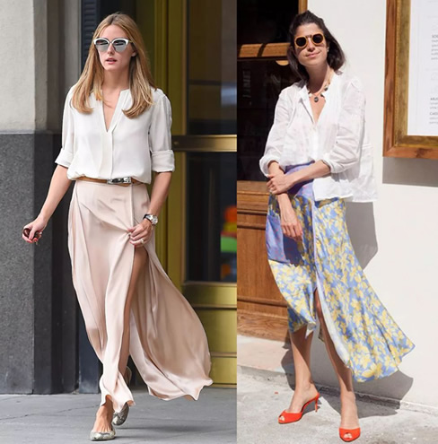 教你白衬衫时尚穿搭：白衬衫如何穿搭示范图片