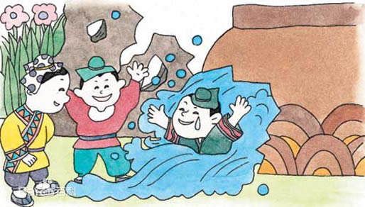 司马光砸缸被罚款具体怎么回事：司马光砸缸故事内容