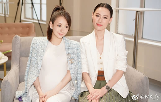 方媛挺孕肚美腿吸睛照片曝光：白衣优雅大方（图）