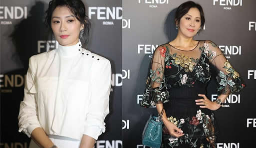 刘嘉玲贾静雯同框照片：同是女神这一细节看到了吗