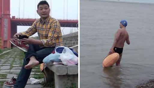 游泳上下班11年什么情况：原因详情竟是为治病游了11年