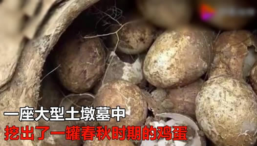春秋时期鸡蛋出土什么情况:春秋时期鸡蛋什么样子 春秋时期鸡蛋出土什么情况:春秋时期鸡蛋什么样子