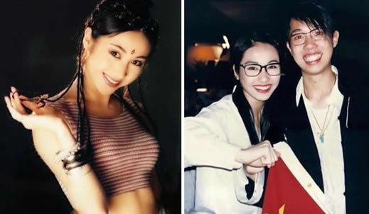 黎姿晒20年前旧照太美了：那个年代的美女美在骨