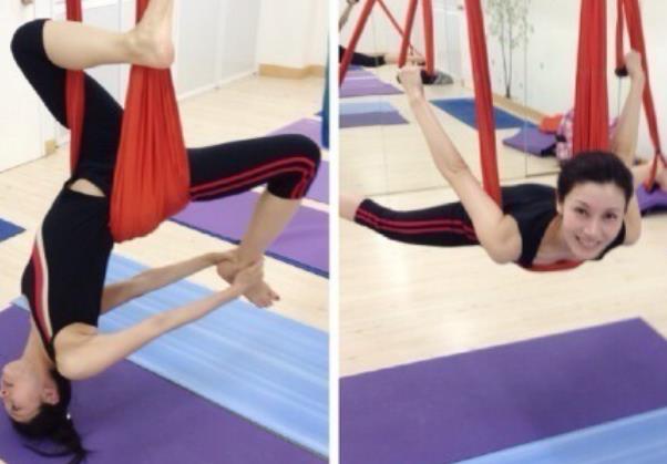 张雨绮性感健身照片：身材好到爆（明星健身照盘点）