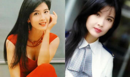 周慧敏露尖下巴长裙近照：不老女神周慧敏依旧气质优雅