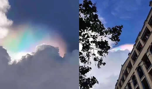 南宁七彩祥云是怎么回事:不是童话这画面确实罕见 南宁七彩祥云是怎么回事:不是童话这画面确实罕见