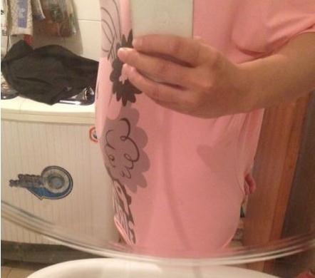 怀孕三个月肚子有多大图片集合