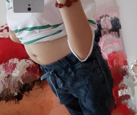 怀孕三个月肚子有多大图片集合