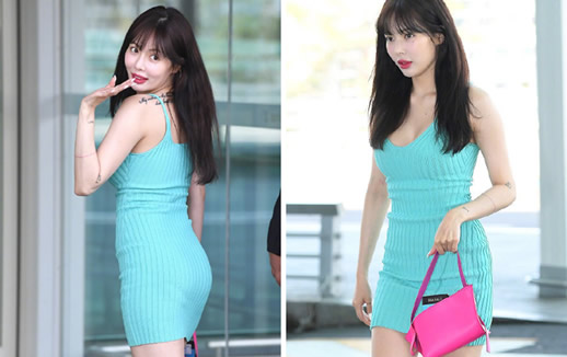 泫雅嘴唇被疑丰唇了吗:泫雅机场图身材走样发福了 泫雅嘴唇被疑丰唇了吗:泫雅机场图身材走样发福了