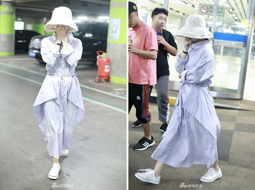 赵丽颖产后现身 包裹严密这是玩起了神秘么