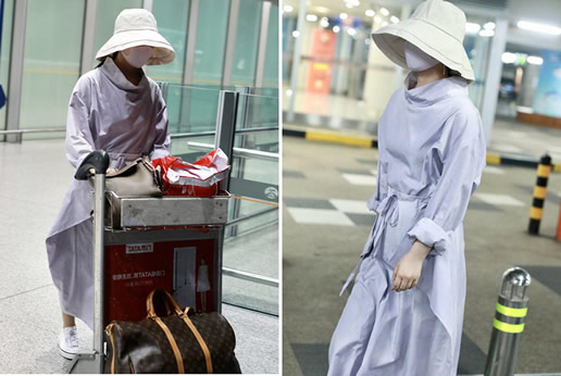 赵丽颖产后现身 包裹严密这是玩起了神秘么